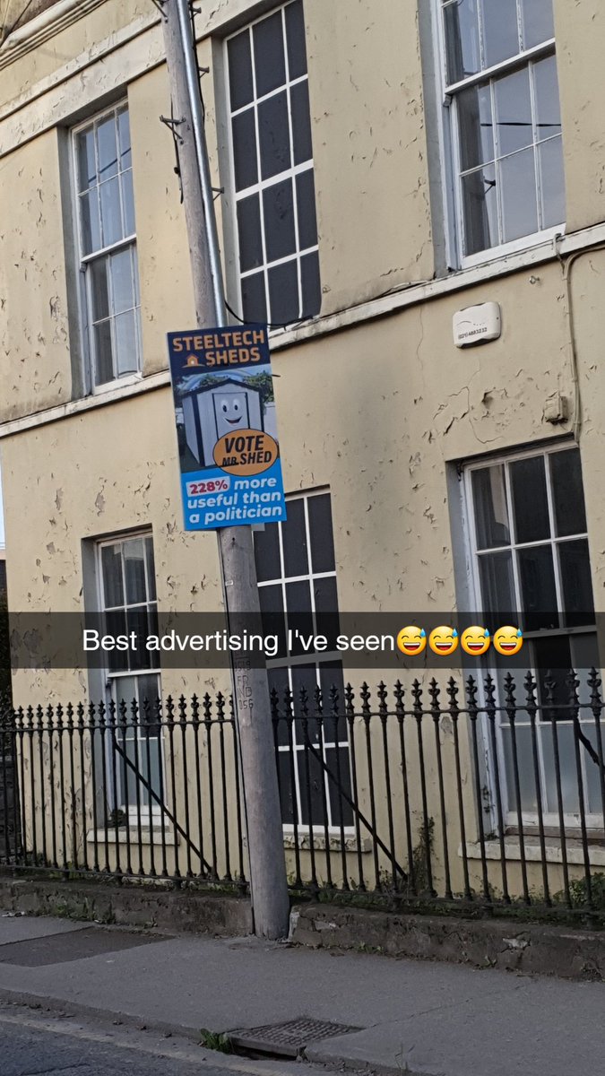 Well done <a href="/SteeltechSheds/">Steeltech Sheds</a> ...
Best advertising I've ever seen...