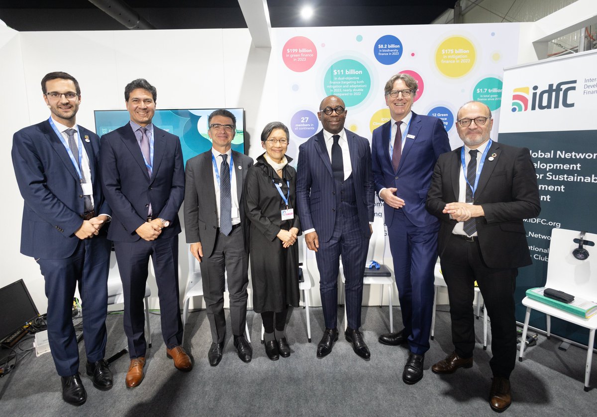 #COP29IDFC | What Can the IDFC Bring to the Post-2025 Agenda?

💡 In our recent High Level Event, experts came together to discuss the critical role of PDBs in shaping the future of sustainable finance. Each speaker shared their institution's initiatives in climate policy and how