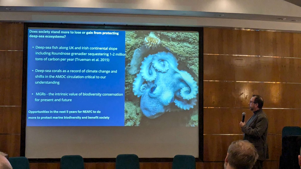 Deep Sea Conservation Coalition (@deepseaconserve) on Twitter photo 📍Right now in London, in association with <a href="/pewenvironment/">Pew Environment</a> we are co-hosting a side event at the #NEAFC annual meeting to highlight the importance of protecting #DeepSea ecosystems & the need for these areas to meet international standards for protection.
#ProtectSeamounts 📍Right now in London, in association with <a href="/pewenvironment/">Pew Environment</a> we are co-hosting a side event at the #NEAFC annual meeting to highlight the importance of protecting #DeepSea ecosystems & the need for these areas to meet international standards for protection.
#ProtectSeamounts
