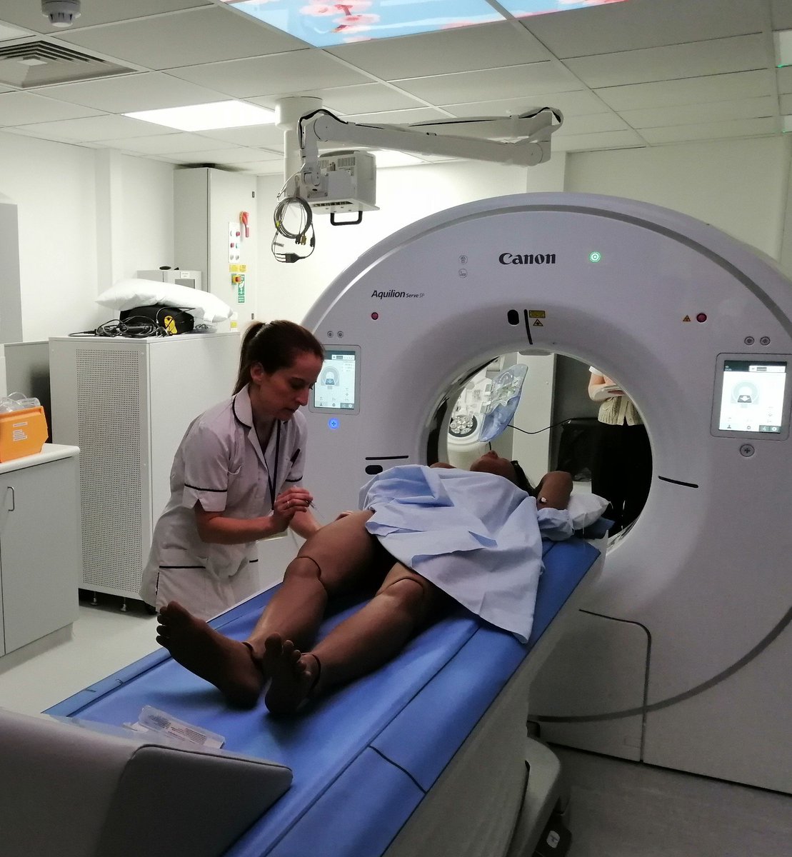 Matt_SimTech's tweet image. Today, @HealthSciUni hosted simulated clinical emergency scenarios in our CT unit, in collaboration with @UHD_NHS. A great opportunity for hands-on training and teamwork in emergency care! #ClinicalTraining #EmergencyCare #HSU #CTUnit #Healthcare
@claire_nadaf @Gary_Francis_79