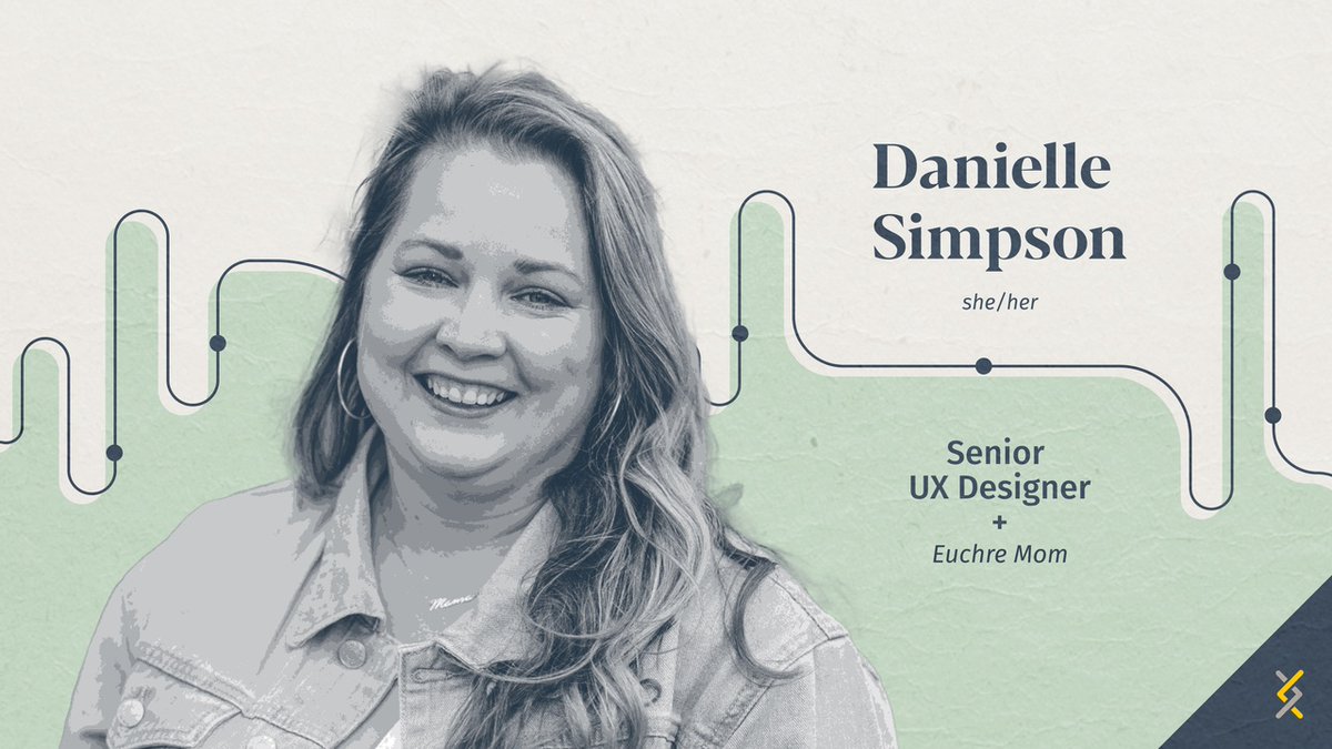 simple_thread's tweet image. Meet Danielle from Manassas, Virginia! This new #Threadhead brings nearly nine years of UX design experience to the team. Danielle thrives on tackling complex problems and loves collaborating with inspiring people!