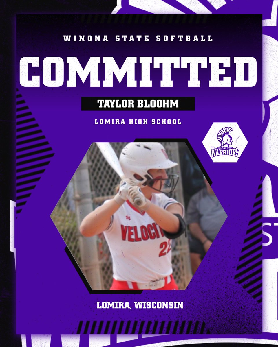 WinonaStateSB's tweet photo. Please welcome Taylor Bloohm to the Warrior Softball Family! https://t.co/cI7qSIuPMO