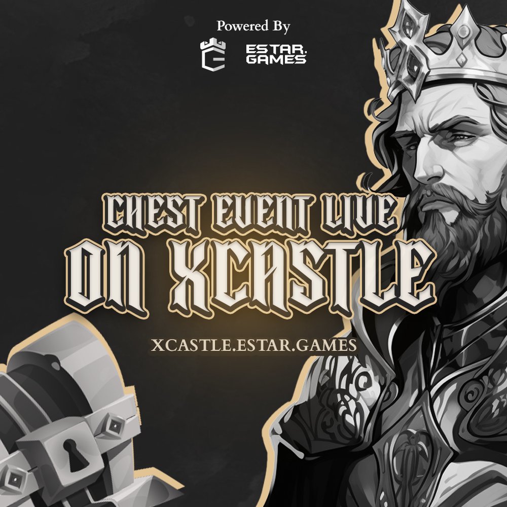 ESTAR.GAMES (@estartoken) on Twitter photo 🎉 Chest Event is Now Live on <a href="/xCastleNFT/">x Castle NFT 🏰 - ESTAR.GAMES</a>! 🎉
Get ready to unlock exclusive rewards! 🔑✨ Join the event, open chests, and discover amazing surprises waiting for you. Don’t miss out on your chance to collect rare items! 🏆
Start opening now at
➡️xcastle.estar.games
#NFT 🎉 Chest Event is Now Live on <a href="/xCastleNFT/">x Castle NFT 🏰 - ESTAR.GAMES</a>! 🎉
Get ready to unlock exclusive rewards! 🔑✨ Join the event, open chests, and discover amazing surprises waiting for you. Don’t miss out on your chance to collect rare items! 🏆
Start opening now at
➡️xcastle.estar.games
#NFT