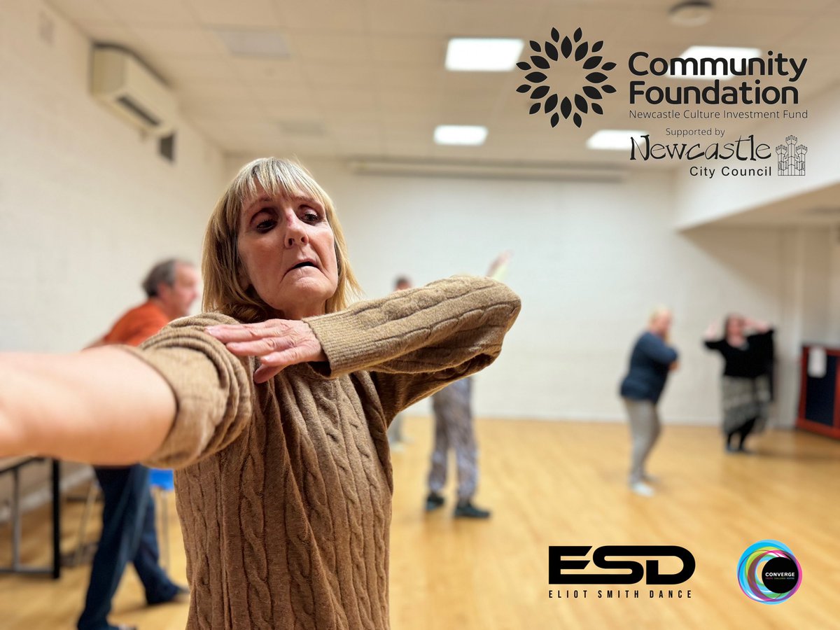 Final rehearsals are underway for ESD’s course ‘Movement, Planets, Digital’ <a href="/convergeNU/">Converge Northumbria</a> ahead of next week’s final sharing event.

Over the past 6 weeks members have been working with @eliotgsmith to create a new dance piece 🪐 with kind support from <a href="/NewcastleCC/">Newcastle City Council</a> @CFTyneWearNland