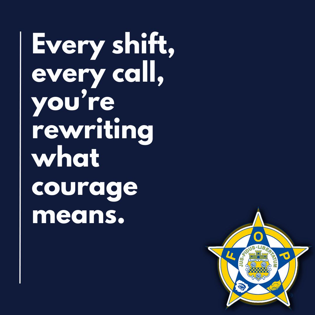 GLFOP's tweet photo. Each moment of service redefines courage. With every choice, officers show us the true meaning of bravery.
#RedefiningCourage #OfficerBravery #EveryCallCounts #LawEnforcementHeroes #BehindTheBadge #Resilience #HopeForTomorrow #ServiceAboveSelf #VoiceOfLEO #FOPFamily #LawAndPolitics #CriminalJustice #ThinBlueLine #BackTheBlue