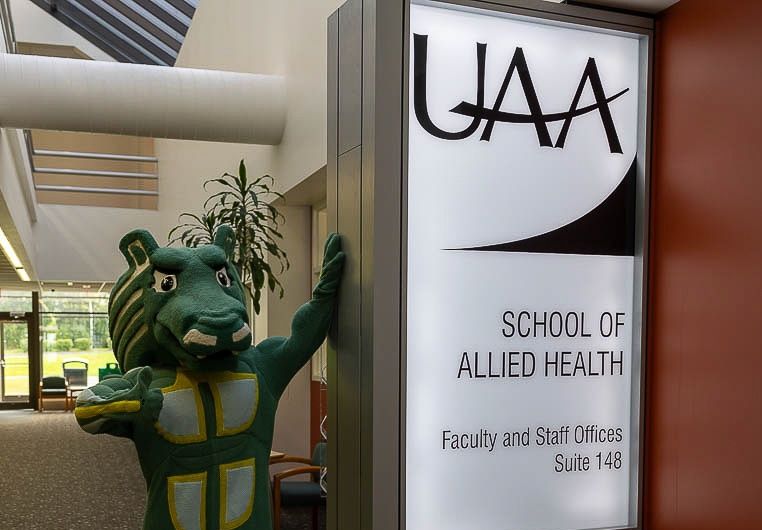 UAACOH's tweet photo. 🔎 I Spy Spirit… cheering about our CNA course for World Kindness Day!🩺✨ Our students gain clinical experience at local healthcare facilities. This course covers skills to prepare students for entry-level roles in healthcare (kindness required!).  https://t.co/Egvn25zyup https://t.co/Hk6bUtFE75