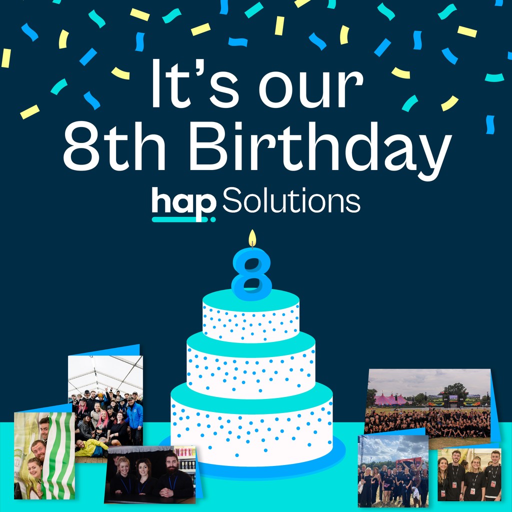 hapStaff's tweet image. 🎉 WE’RE TURNING 8! 🎉

A huge thank you to every single member of our hap team - your dedication, teamwork, and spirit are at the heart of everything we do. 

#HappyBirthday #hapstaff #Birthday