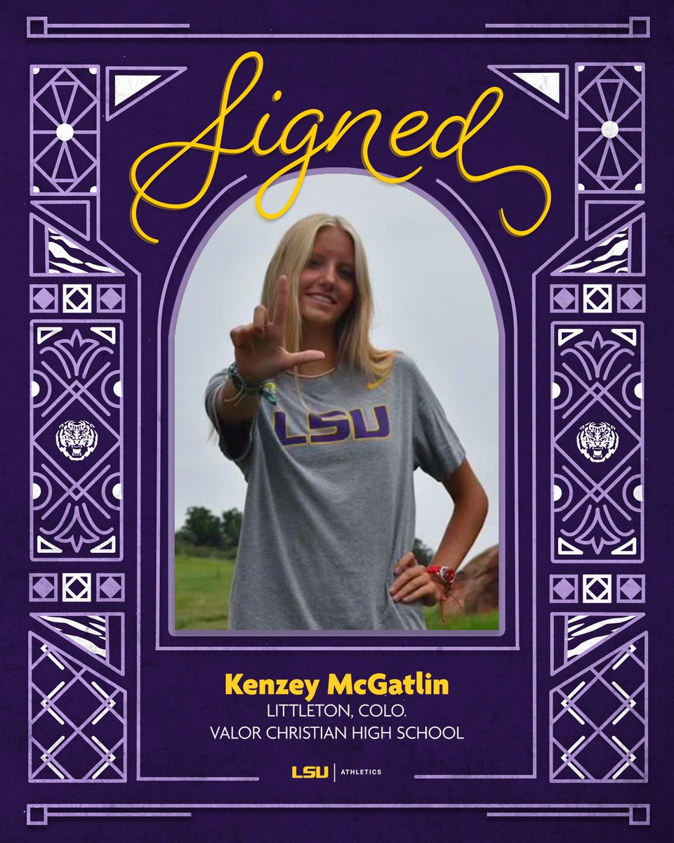 Welcome To The Bayou

Kenzey McGatlin is officially a Sandy Tig!