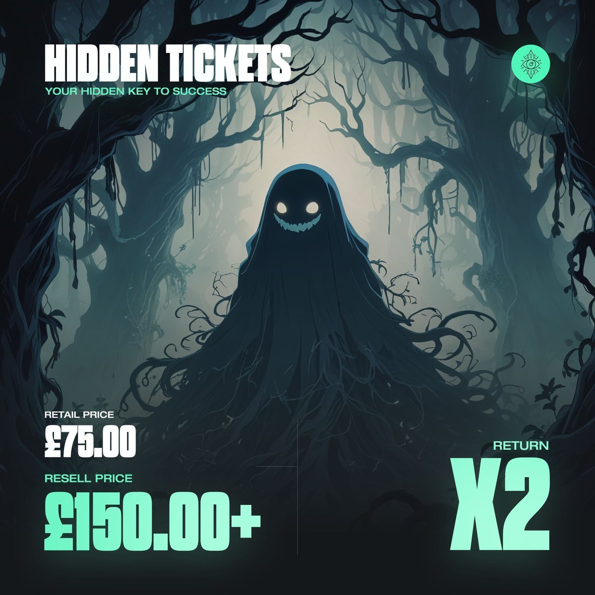 hiddensociety's tweet photo. Double or nothing, every show every time🎟️ 

Another call that the competition missed, resulting in easy money for Hidden🧑‍🍳 

Stop missing out, https://t.co/IfP3kdt38g &amp; attend the profit show!

#hidden #hiddensociety #wealth #reselling #crypto #nft #tickets https://t.co/MKKQ9ADZBe