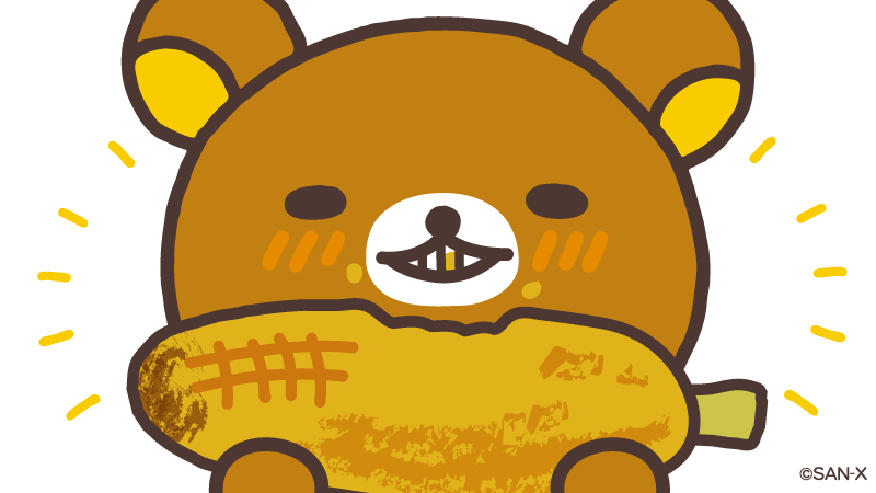 RilakkumaUS's tweet photo. Ah! A piece got stuck while eating grilled corn!? 🌽 https://t.co/lp6G0wByMm
