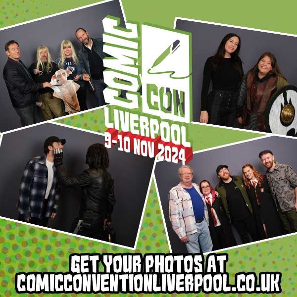 comconliverpool's tweet photo. Digital pictures from the weekend available to purchase and download in the YOUR PHOTOS tab in the MERCHANDISE area of the Comic Con Liverpool website 📸 https://t.co/eZFMGq80jK