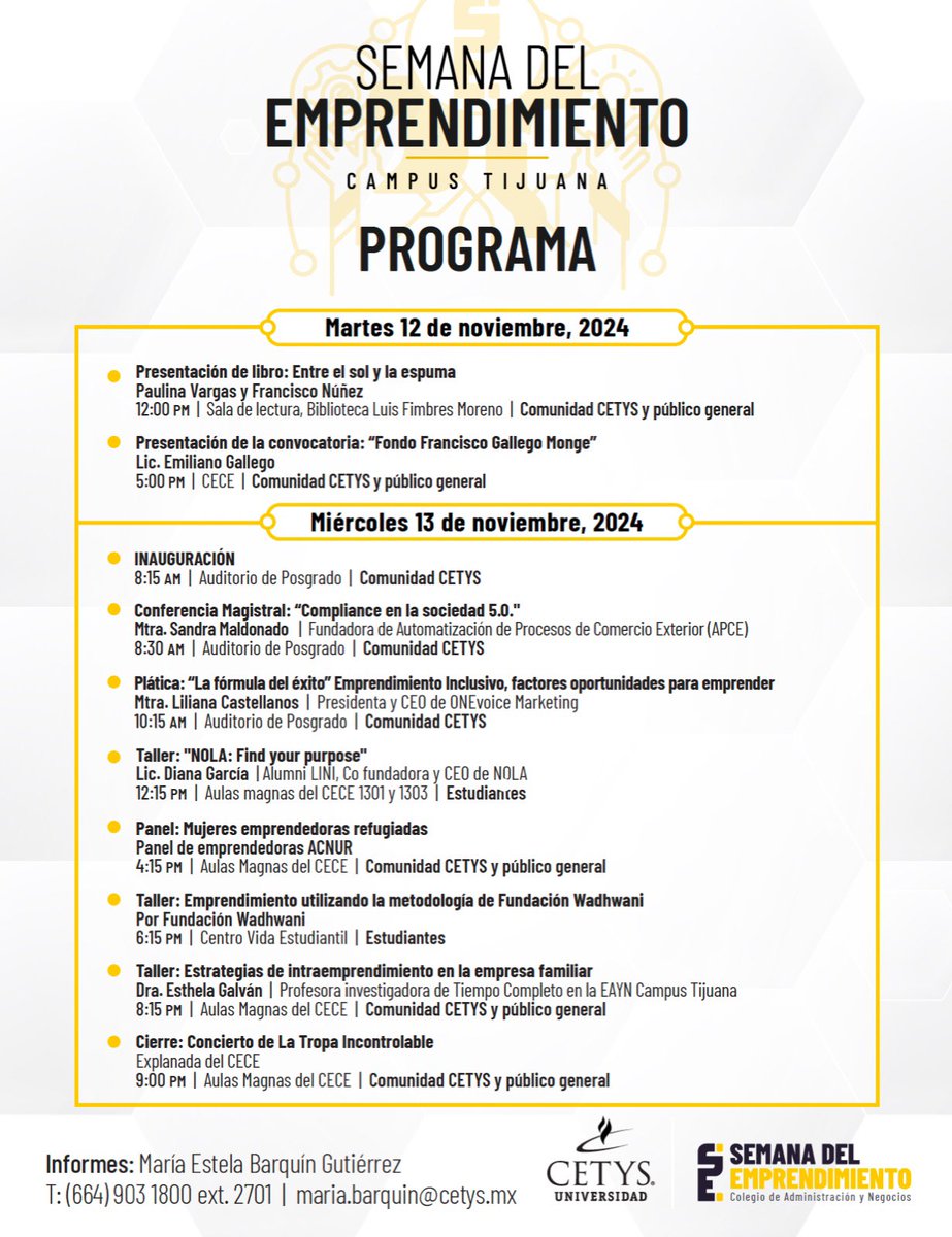ReneArguellez's tweet photo. Hoy participaremos @AcnurMexico en la #SemanaDelEmprendimiento @cetysuni acompañando un panel de mujeres refugiadas emprendedoras
#Tijuana es una ciudad con características que propician el emprendimiento,hablaremos de eso a través de las experiencias de ellas
#ConLasRefugiadas https://t.co/rrHRIgc36f