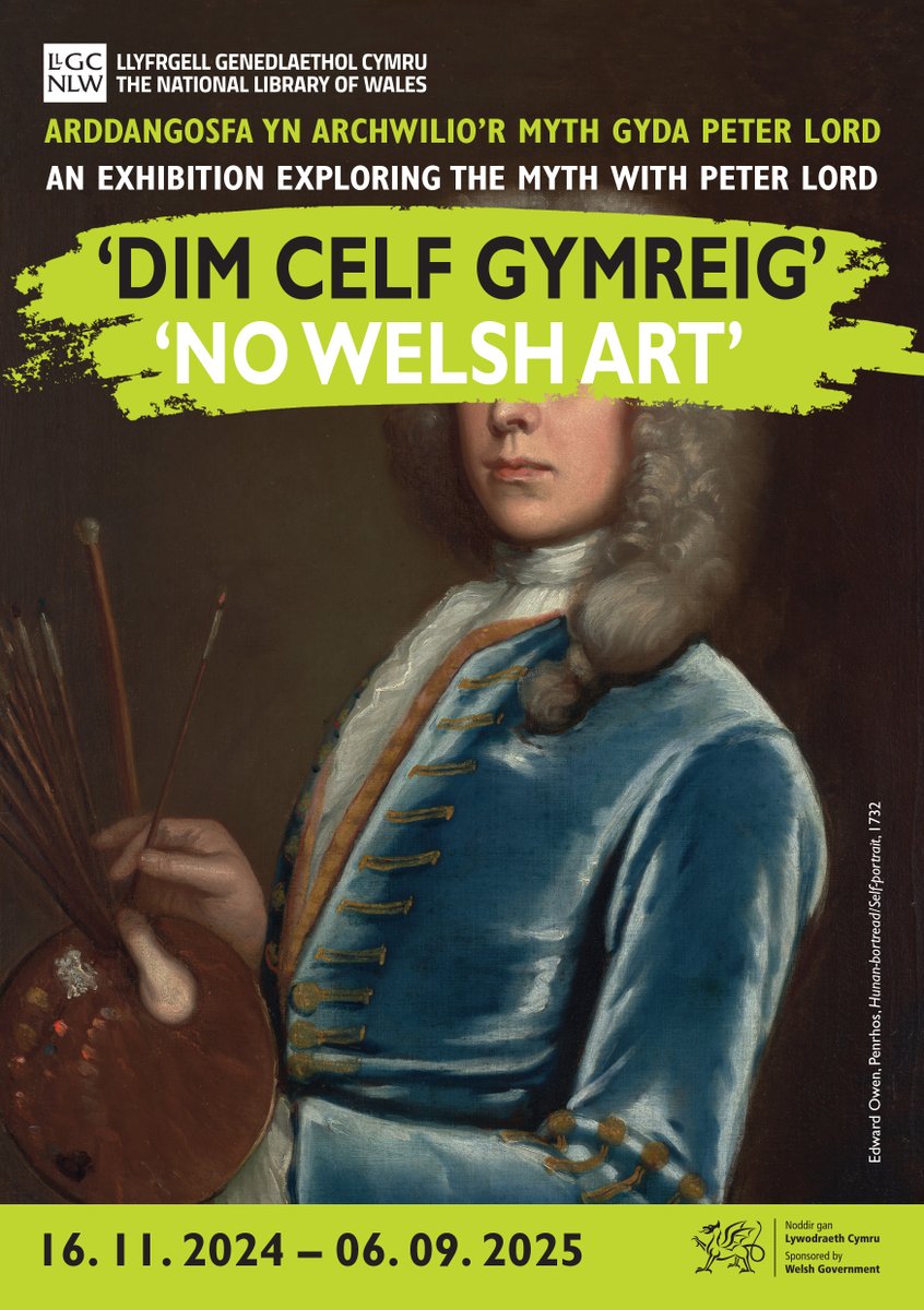Arddangosfa newydd yn herio’r myth bod ‘Dim Celf Gymreig’ yn agor dydd Sadwrn

🔗llyfrgell.cymru/am-llgc/y-wasg…