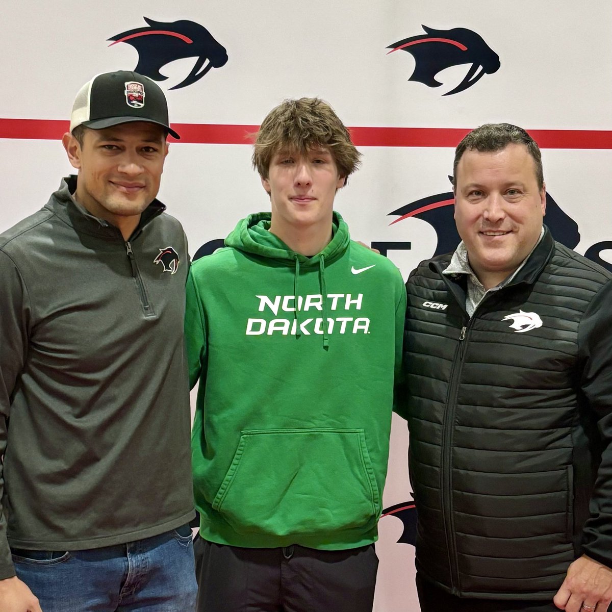 Thank you to <a href="/SabersAD/">Shakopee Activities</a> for hosting our Shakopee High School Collegiate Signing
Day Event. Congratulations to Cooper Simpson for committing to <a href="/UNDHockey/">UND Hockey</a>.! #WeUsOur #saberpride