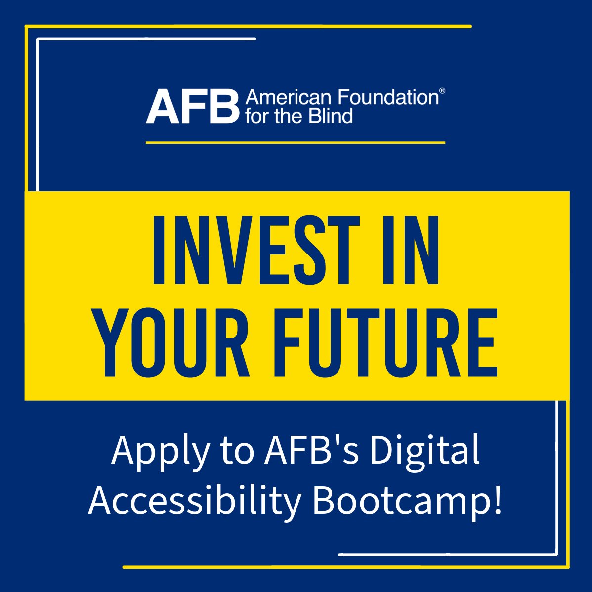 American Foundation for the Blind tweet media