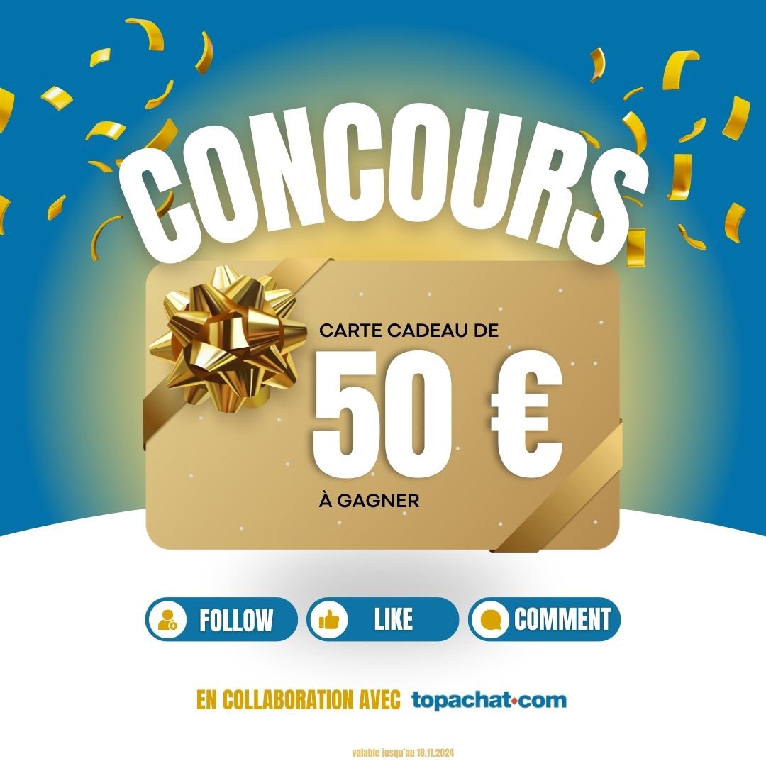 ImLriaa's tweet photo. 🎁 CONCOURS INSTA 🎁

A l’occasion du Black Friday, Sur insta avec @TopAchat, on vous fait gagner un bon d’achat de 50 euros ! 🤩

🔹 https://t.co/D6Y4QkohFl https://t.co/SRv5trmAKT
