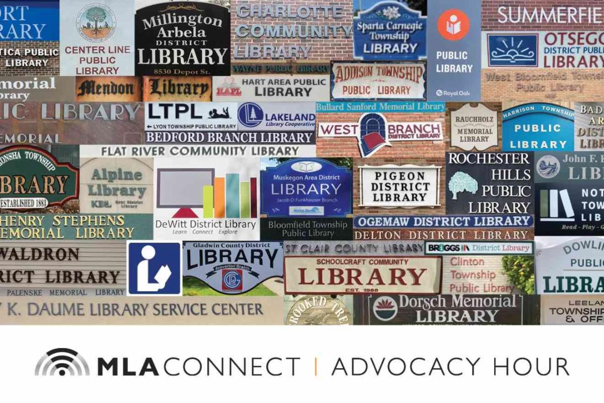 MLAoffice's tweet image. Join MLA and Library Law Attorney Anne Seurynck next Thursday, Nov 21 at 10AM on Zoom for a free MLA Advocacy Hour on the laws affecting libraries in Michigan. 

Mark your calendars and register today at milibraries.org/advocacy-hour #LOVEMILibraries