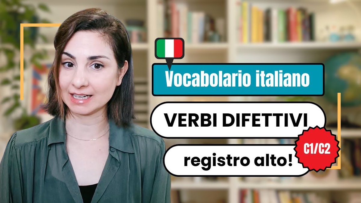 Nuova lezione! 🇮🇹
*Clicca il link in bio per vederla subito* 👆🏻
 Learn Italian Grammar C1/C2: cosa sono i verbi difettivi? #youritalianteacher i.mtrbio.com/eqhvnghkcc