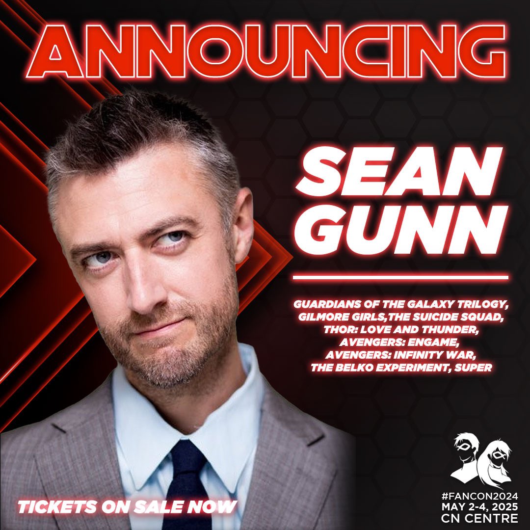 We're stoked to announce our first guest - <a href="/seangunn/">Sean Gunn</a> You know him from Guardians of the Galaxy, Gilmore Girls, Thor: Love and Thunder, Avengers: Endgame &amp; so much more. Get tix: bit.ly/fancon2025

#NorthernFanCon #CityofPG #TakeOnPG #SeanGunn #GuardiansOfTheGalaxy #MCU