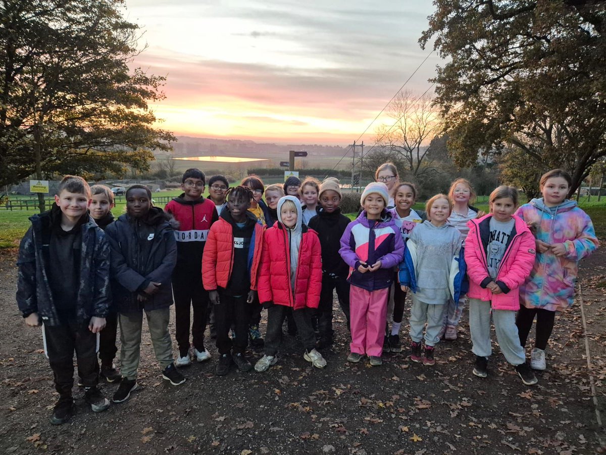 thongsleyfields's tweet photo. A beautiful sunset over PGL this afternoon. We're now fed and watered and getting ready to head back out in the dark for a game of Ambush! Cammo paint, here we come... #PGL2025 https://t.co/s9L1npkiXH