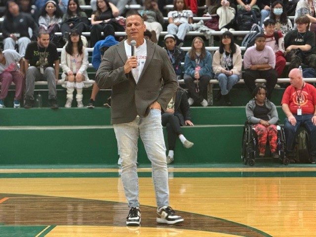 Naaman Forest High School (@nfhs_rangers) on Twitter photo "The voices we listen to will influence the choices we make" ~ Jeff Neal. Anti bullying today in the Forest, our guest speaker was <a href="/thejeffneal/">Jeff Neal</a>. Thank you for the inspirational message! <a href="/gisdnews/">Garland ISD</a> <a href="/jjoliphant/">Jeremiah Oliphant</a> "The voices we listen to will influence the choices we make" ~ Jeff Neal. Anti bullying today in the Forest, our guest speaker was <a href="/thejeffneal/">Jeff Neal</a>. Thank you for the inspirational message! <a href="/gisdnews/">Garland ISD</a> <a href="/jjoliphant/">Jeremiah Oliphant</a>