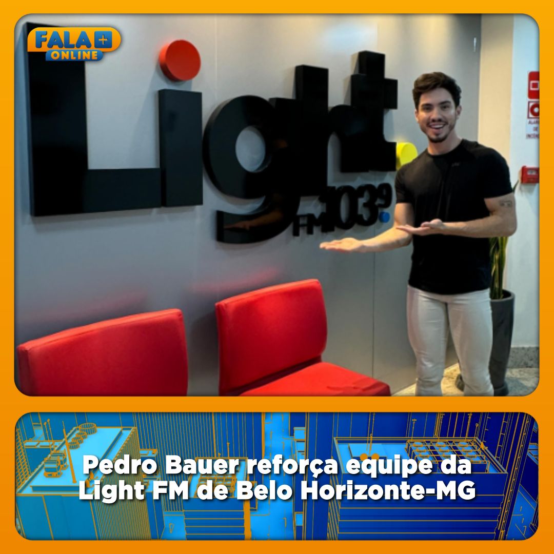 falamaisonline's tweet image. Pedro Bauer reforça equipe da Light FM de Belo Horizonte-MG.
buff.ly/3ANELNe

#RádioLightFM #LightFM #Rádio #FalaMaisOnline