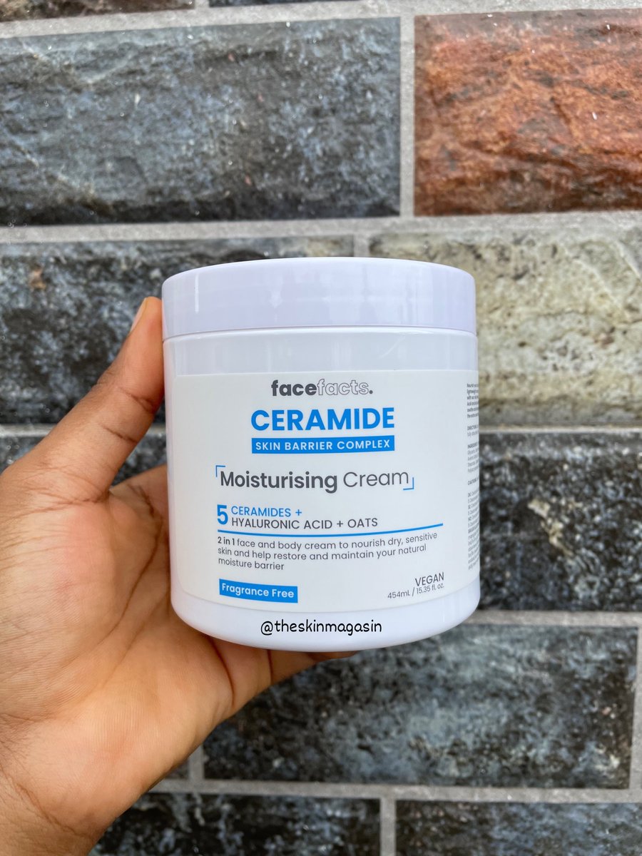theskinmagasin's tweet image. ✨Face Facts Ceramide Moisturising Cream 454ml
Available for NGN8000.
Shop flutterwave.com/store/theskinm…
#pagesbydamicommerce
#flutterwavecommerce