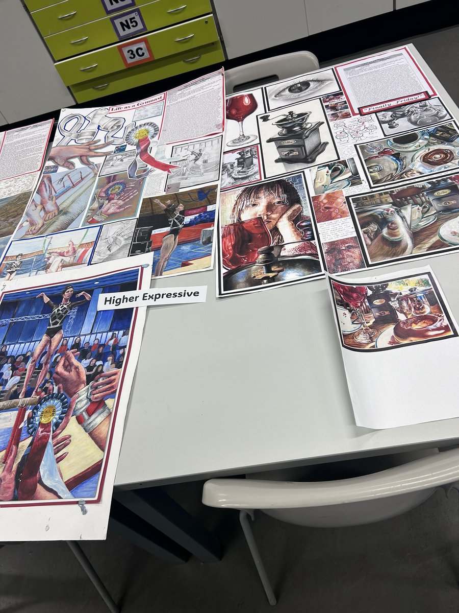 The Art department are excited to meet our future learners from P7 tonight! 😁✅ Special thank you to all the art ambassadors who came to helped Miss Cairns and Miss Allan set  up tonight and those sharing their work tonight 🎨<a href="/harrisacdundee/">Harris Academy</a>