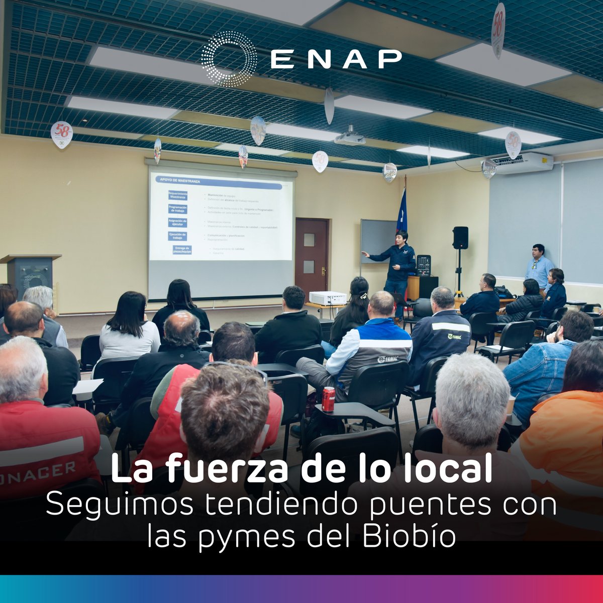 Enap_Informa's tweet image. El desarrollo regional se fortalece 💪 Reunimos a 20 empresas de maestranza del Biobío en un encuentro histórico. Buscamos impulsar el crecimiento local y fortalecer la competitividad. ¡Juntos construimos una región más fuerte! #EnapBiobio #DesarrolloLocal #ApoyoPymes