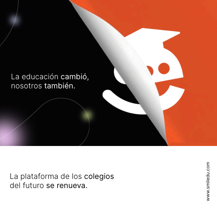 smiledu_com's tweet photo. Muy pronto, conocerás la nueva era de las plataformas escolares. 💻 
Smiledu se renueva completamente.  Una nueva imagen, una nueva experiencia.  ¡El mismo compromiso con la excelencia educativa!  

#Smiledu #EducaciónDelFuturo #Automatización https://t.co/mumq5zrUsx