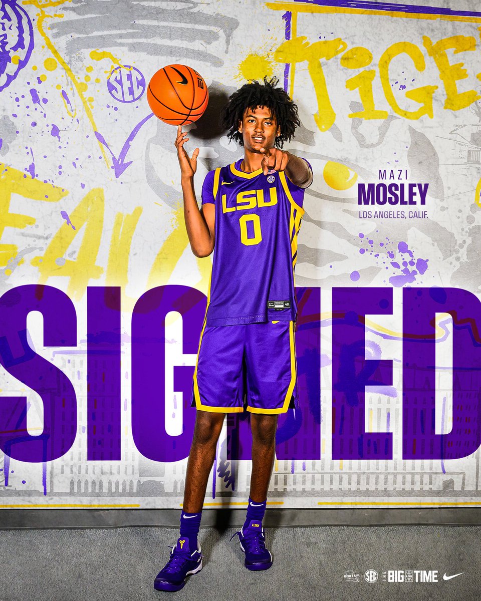 LA ➡️ BR

Mazi Mosley is an LSU Tiger ! 

<a href="/mazznem/">Mazi Mosley</a> | #BootUp