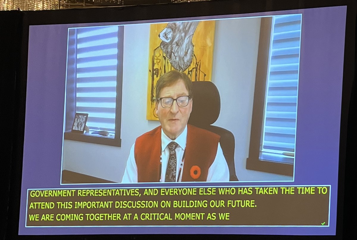 AFN_Updates's tweet photo. 1/ AFN Newfoundland Regional Chief Brendan Mitchell, Portfolio Holder for Housing, Homelessness, and Infrastructure, opened the #AFNHomelessnessWellnessForum with a powerful message. https://t.co/o76N6ub6kU