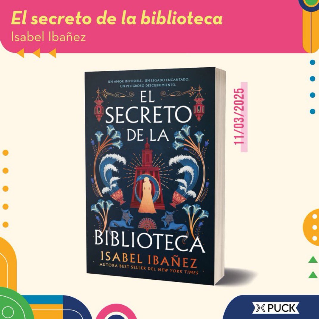✨Universo de Silvia ✨ (@universodsilvia) on Twitter photo ⚠️ATENCIÓN⚠️
El 11 de marzo <a href="/Puck_ed/">Puck España</a> publicará #ElSecretoDeLaBiblioteca de Isabel Ibañez.
Traducción de <a href="/respfrases/">Leire García-Pascual</a>. ⚠️ATENCIÓN⚠️
El 11 de marzo <a href="/Puck_ed/">Puck España</a> publicará #ElSecretoDeLaBiblioteca de Isabel Ibañez.
Traducción de <a href="/respfrases/">Leire García-Pascual</a>.