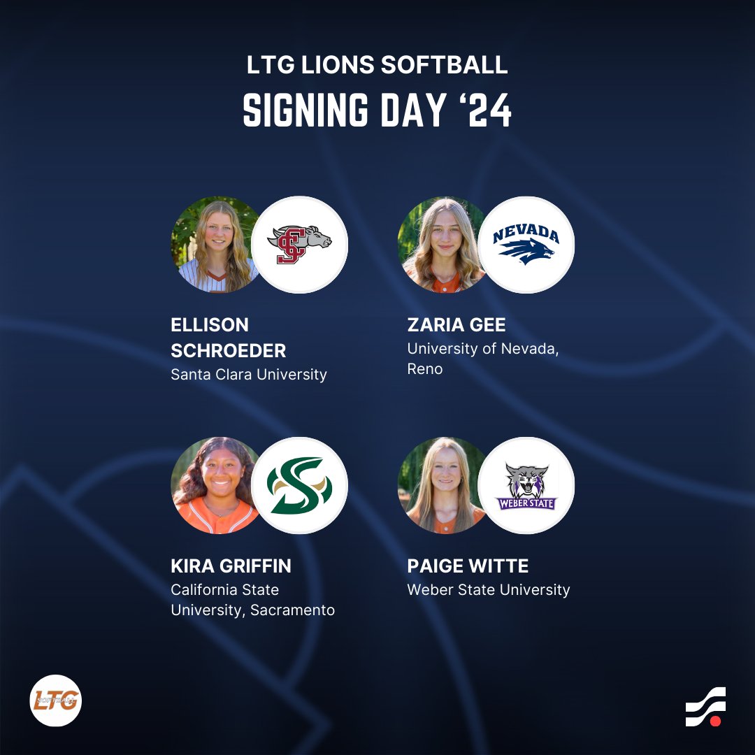 Sports_Recruits's tweet image. Congrats to athletes at LTG Lions Softball on their commitments! 🏆🦁
Check out the student-athletes and colleges that found their best fit! We are excited to see you begin the next chapter!
#srcommit #SigningDay #sports_recruits #commit #signingday2024