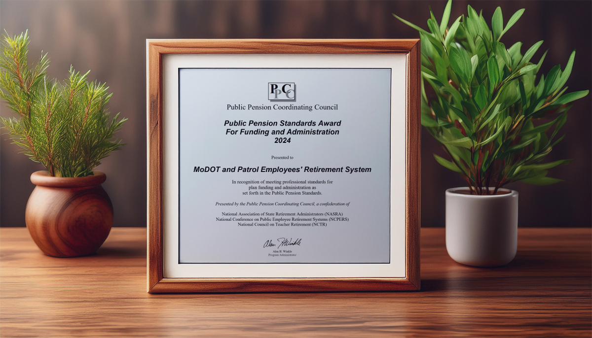 MPERSonline's tweet photo. MPERS was honored with the 2024 Public Pension Standards Award from the Public Pension Coordinating Council, recognizing our commitment to excellence in plan design and administration for our members' retirement security. #PublicPension #MPERS https://t.co/avjrnRjTe0
