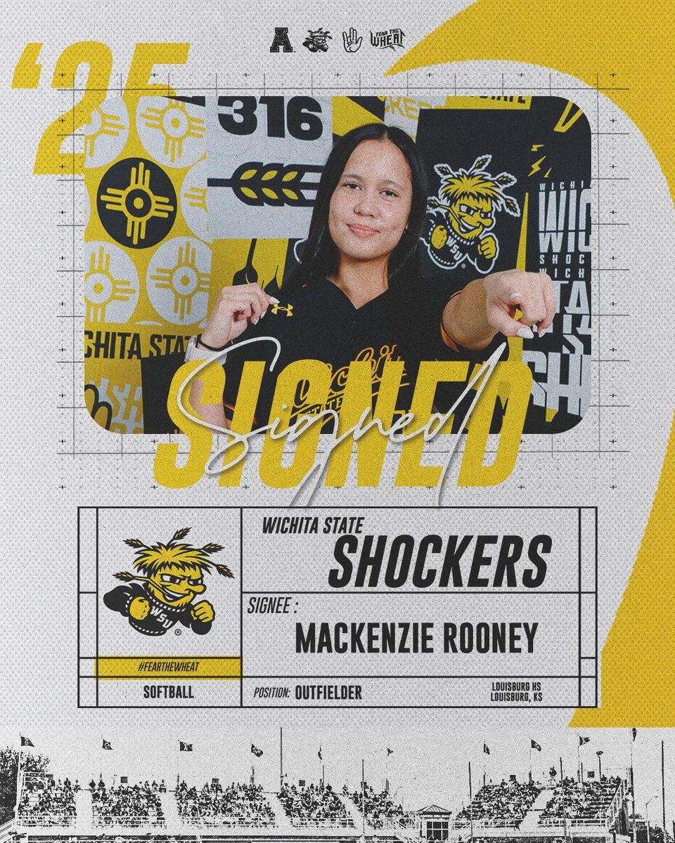 Wichita State Softball (@goshockerssb) on Twitter photo Speed kills π¨
Our team just got faster and she's not even on campus yet.
Welcome to the family, <a href="/Mackenzie_2025/">Mackenzie Rooney</a>! Speed kills π¨
Our team just got faster and she's not even on campus yet.
Welcome to the family, <a href="/Mackenzie_2025/">Mackenzie Rooney</a>!