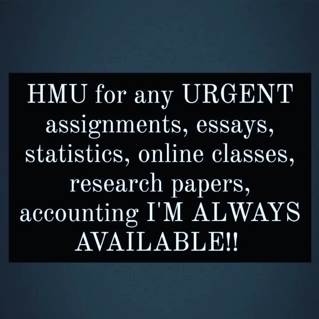 Be7296Writers's tweet image. Feeling stuck with your assignments;
✓#Springclass
✓Essay due
✓#Math
✓Dissertation
✓#programming
✓#Coding
✓Pay Paper
✓#Homework
✓Online Classes
✓Assignment
✓#javascript
✓#Statistics
✓#Accounting
✓#finance
Dm