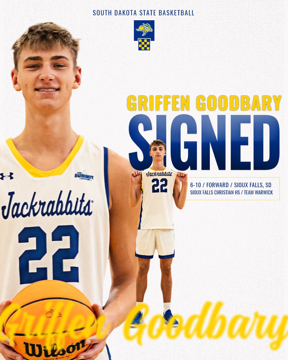 Jackrabbit Nation…

Help us give a warm welcome to <a href="/GriffenGoodbary/">Griffen Goodbary</a>!

#GoJacks 🐰