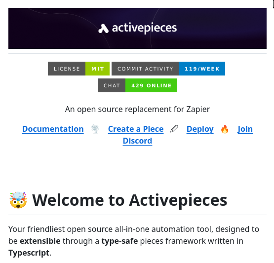 tom_doerr's tweet image. &quot;Your friendliest open source AI automation tool ✨ Workflow automation tool 200+ integration / Enterprise automation tool / Zapier Alternative&quot;