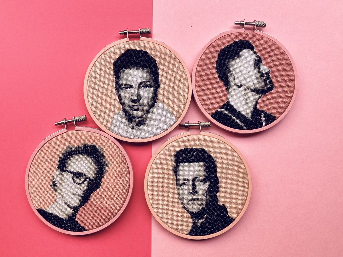 Sofia_Visual's tweet photo. Hi @franhealy hope you like my embroidery and enjoyed your visit in Chile 🇨🇱x

I love @TravisBand and made these for them 🩷 https://t.co/uDZd56DUE5