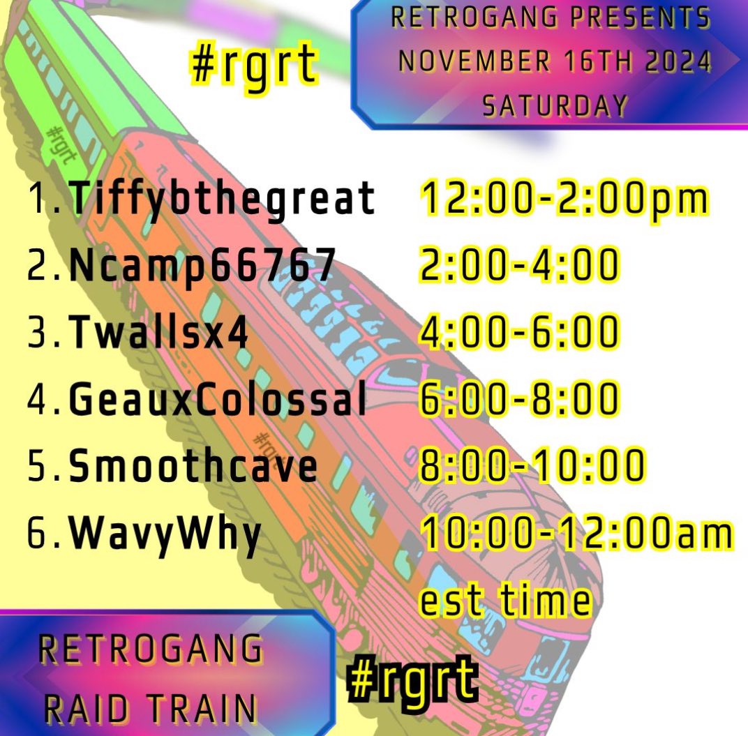 Smoothcave585's tweet photo. THIS SATURDAY THE TRAINS RIDES!!! #RGRT https://t.co/CplyOw5d2C