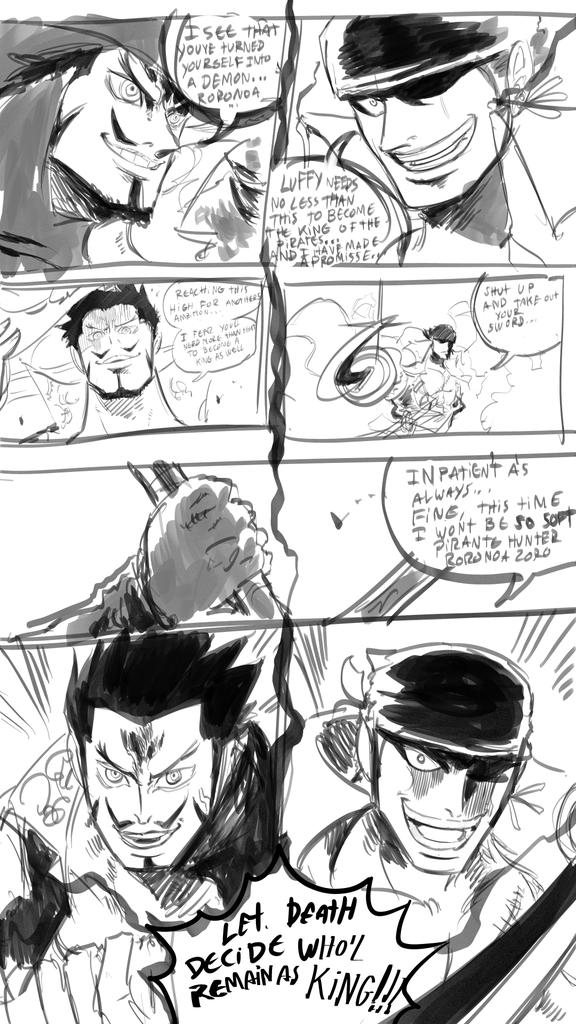 Cidades_Art's tweet image. ZORO VS MIHAWK 
Should i continue this fight ? 🫠

#Zoro
#ONEPIECE
#mihawk