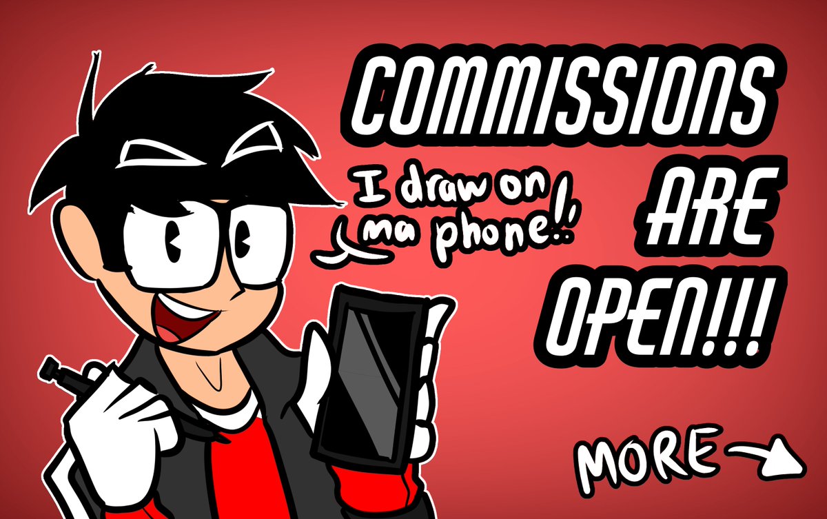 Jdogexe's tweet image. !! FOR THE FIRST TIME, MY COMMS ARE OPEN !!
Imma be hella busy Monday and Tuesday but other than those, I'll be good to go. I'll be having 10 slots open. Feel free to DM me!!