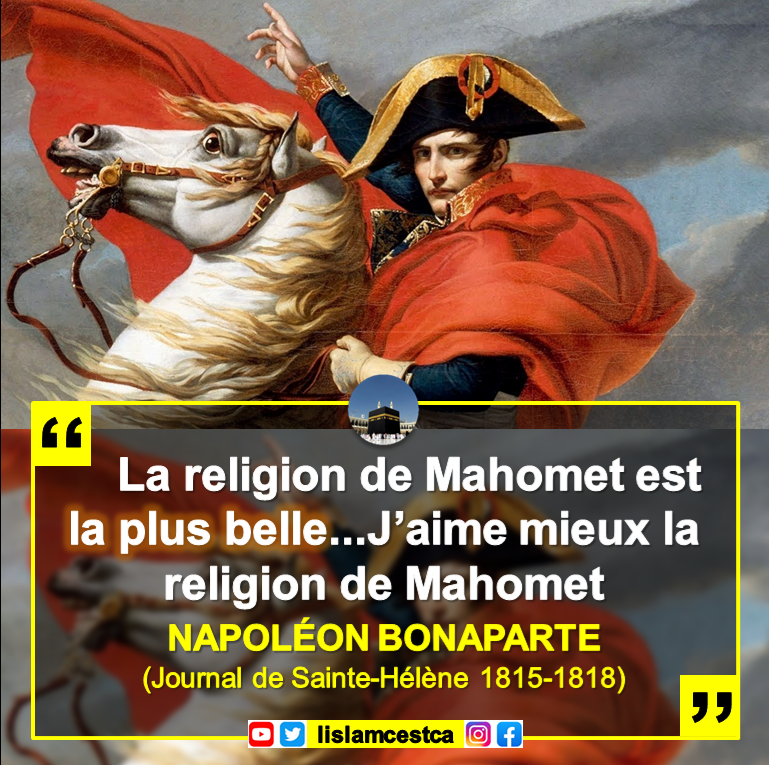 lislamcestca's tweet photo. #Mahomet est dans les tendances de Twitter/X et on ne se lasse pas de rappeler cette parole de Napoléon Bonaparte, premier empereur des Français :
#Prophète #Mohamed #13novembre #tpmp #islam #salam #Musulmans #arabes #attentats #Bataclan https://t.co/vpCwoypFYy