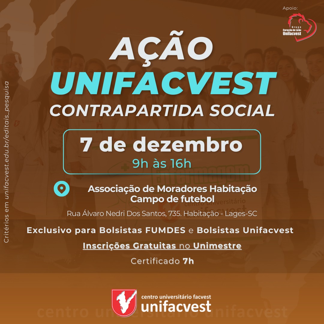 UNIFACVESTPLAY's tweet photo. Inscrições abertas no Unimestre. Exclusivo para Bolsistas FUMDES e acadêmicos com Bolsa de Estudo Própria da Unifacvest - BEP. Programa, formulários e informações no 🔗 da nossa Bio
@unifacvestplay https://t.co/D2lmwY2H4W