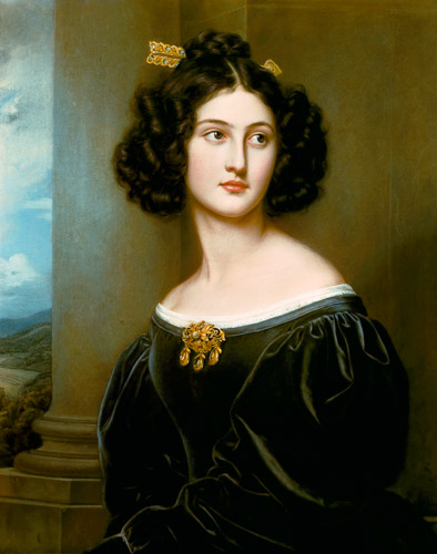 Nanette Kaulla, by German painter Joseph Karl Stieler (1829). Schloss Nymphenburg.