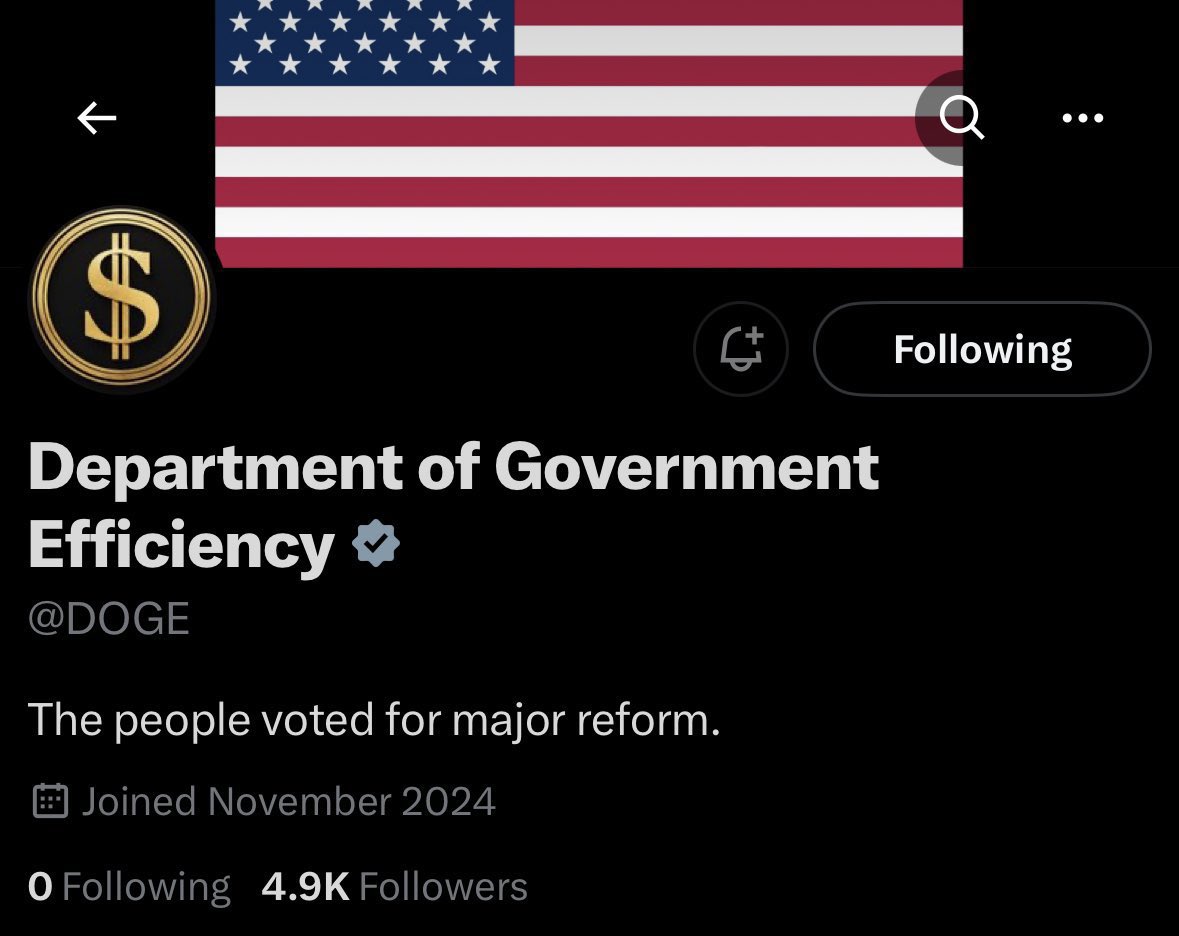 barkmeta's tweet image. D.O.G.E. HAS AN OFFICIAL 𝕏 ACCOUNT

$DOGE IS GOING TO $10.00