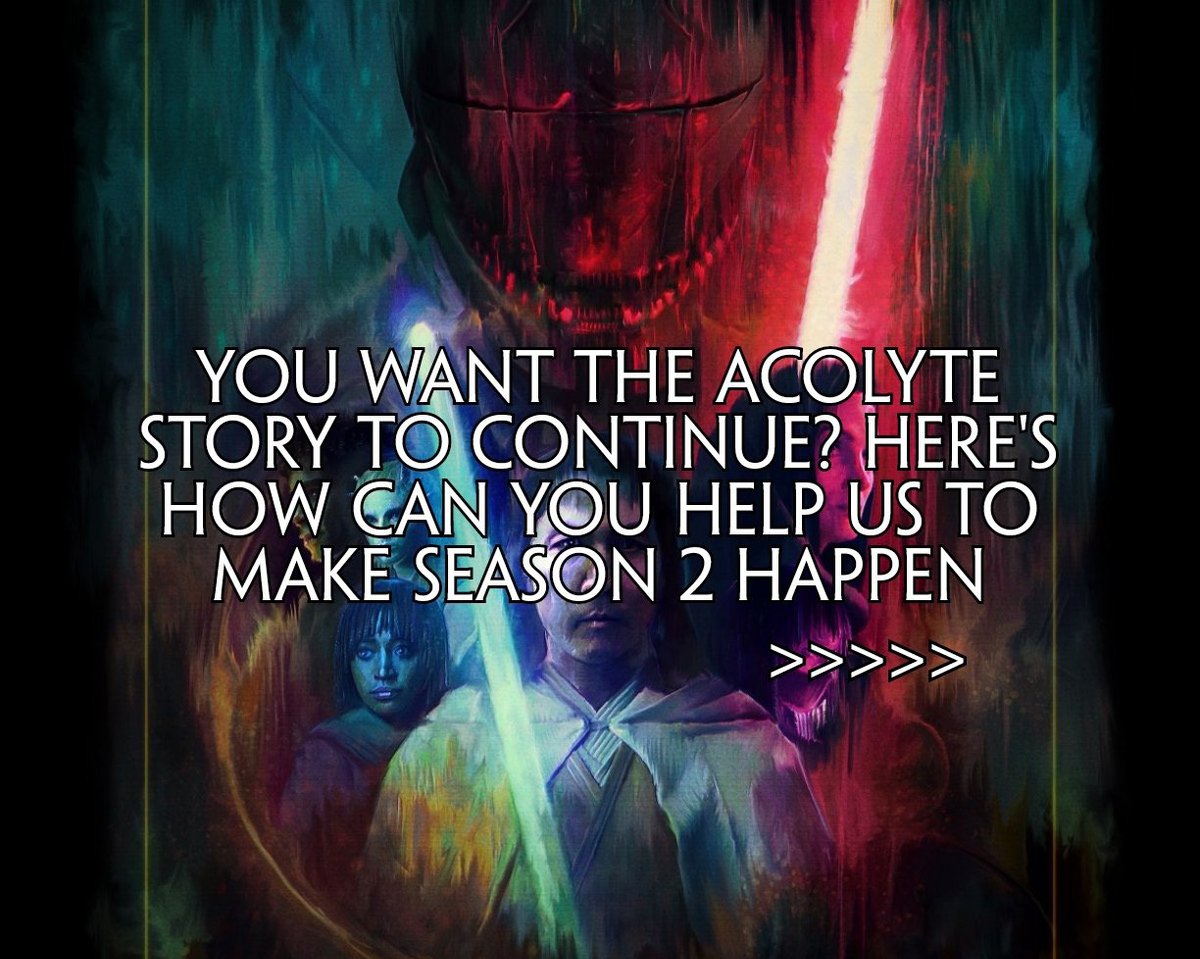 Acolytelovers's tweet photo. Good afternoon, Acolyte fandom!! 🌞I hope you're all having an amazing day today!😊 

We’re fighting every day for a second season of The Acolyte!!💜💜 And if you want to help us, here are a few things you can do! 👇

THANK YOU SO MUCH FOR YOUR SUPPORT!🔥
#BringBackTheAcolyte https://t.co/7oMEhMvSY3