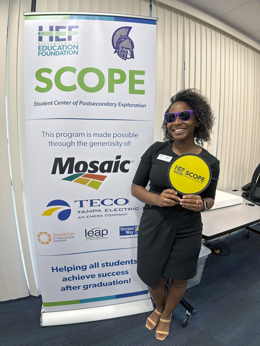 Today, we proudly opened our third Student Center of Post-Secondary Exploration (SCOPE)! 🎓✨ Thanks to our incredible partners — <a href="/MosaicCompany/">The Mosaic Company</a>, <a href="/TampaElectric/">Tampa Electric</a>, <a href="/FlaEduFoundtns/">CFEF</a>, <a href="/LEAP4college/">LEAP Tampa Bay College Access Network</a>, and <a href="/UWSuncoast/">United Way Suncoast</a> — this center will help <a href="/SpotoSpartans/">Spoto High School</a> students explore opportunities