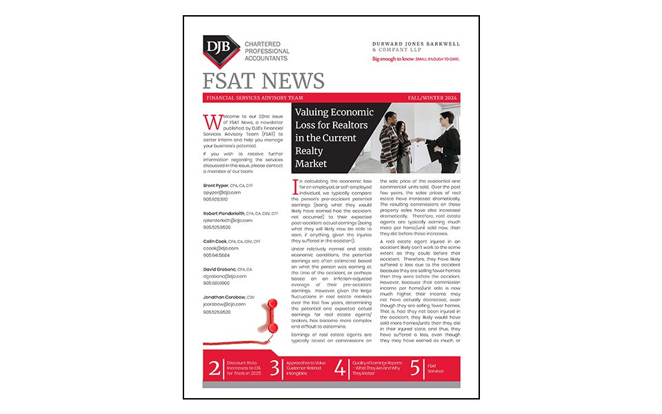 DJB_accounting's tweet image. The latest edition of #FSAT News is now available. This newsletter is a useful reference to better help you manage your business’s potential: bit.ly/48Qwp3W #businessvaluations #losscalculations